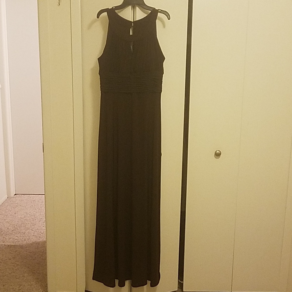 Maxi dress chocolate brown